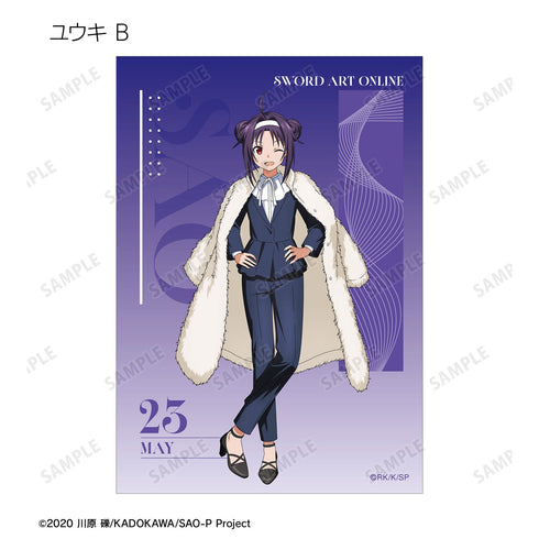 『ソードアート・オンライン』描き下ろし 毛皮コート×スーツver. トレーディングブロマイド(単位/BOX)【202609再販】