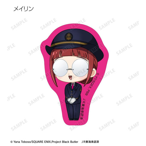 『黒執事 -緑の魔女編-』ちびキャラ 駅員ver. フレークシール