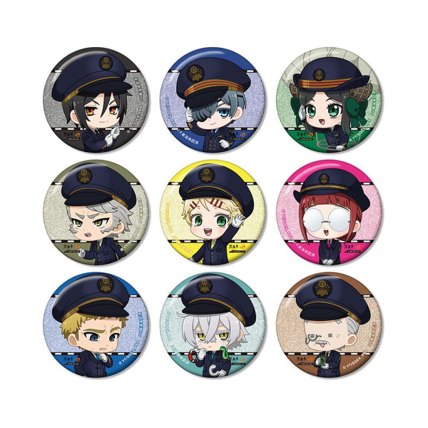 『黒執事 -緑の魔女編-』トレーディング ちびキャラ 駅員ver. グリッター缶バッジ(単位/BOX)