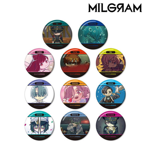 『MILGRAM -ミルグラム-』第二審 トレーディング ゆるコマ 缶バッジ(単位/BOX)【202605再販】