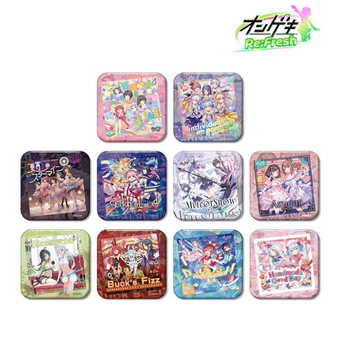 『オンゲキ Re:Fresh』トレーディング角丸スクエア缶バッジ vol.2(単位/BOX)