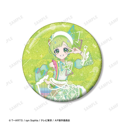 『ひみつのアイプリ』三ツ葉 アイリ グリッター缶バッジ3個セット