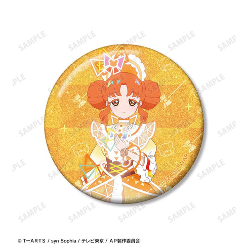 『ひみつのアイプリ』四之宮 リンリン グリッター缶バッジ3個セット