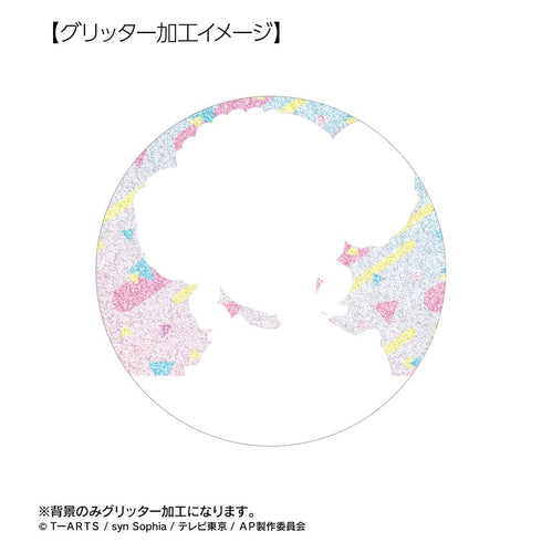 『ひみつのアイプリ』四之宮 リンリン グリッター缶バッジ3個セット