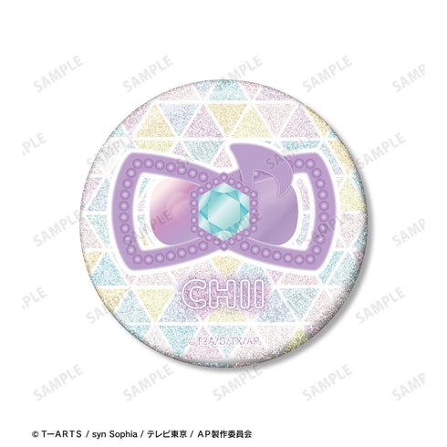 『ひみつのアイプリ』真実夜 チィ グリッター缶バッジ3個セット