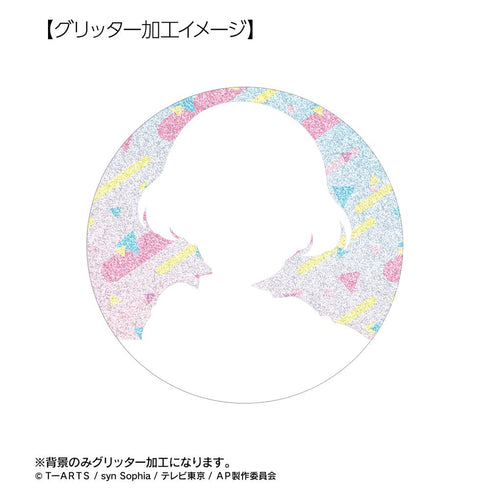 『ひみつのアイプリ』真実夜 チィ グリッター缶バッジ3個セット