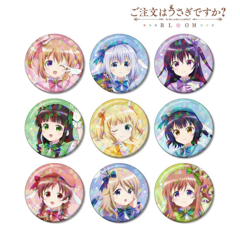 『ご注文はうさぎですか? BLOOM』描き下ろし 魔法少女ver. トレーディングホログラム缶バッジ(単位/BOX)