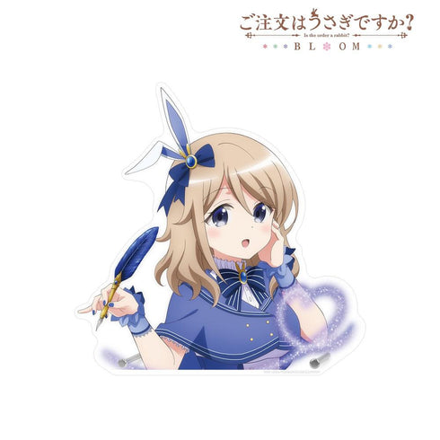 《是兔子吗?BLOOM》全新绘制 青山蓝山 魔法少女版 特大异形切割亚克力板【202604再版】