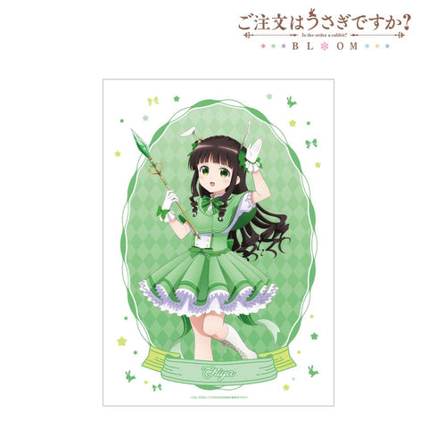 『ご注文はうさぎですか? BLOOM』描き下ろし 千夜 魔法少女ver. A3マット加工ポスター