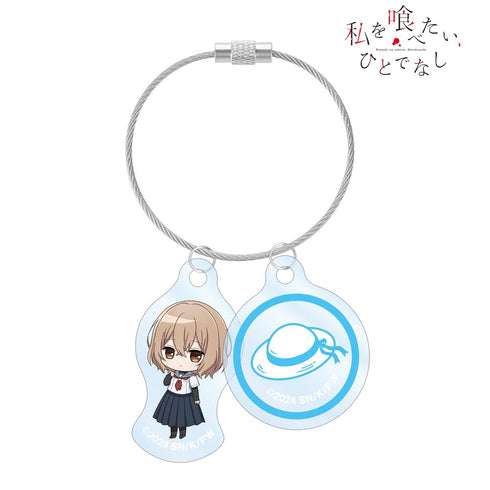 『私を喰べたい、ひとでなし』八百歳比名子 ちびキャラ 2連ワイヤーアクリルキーホルダー