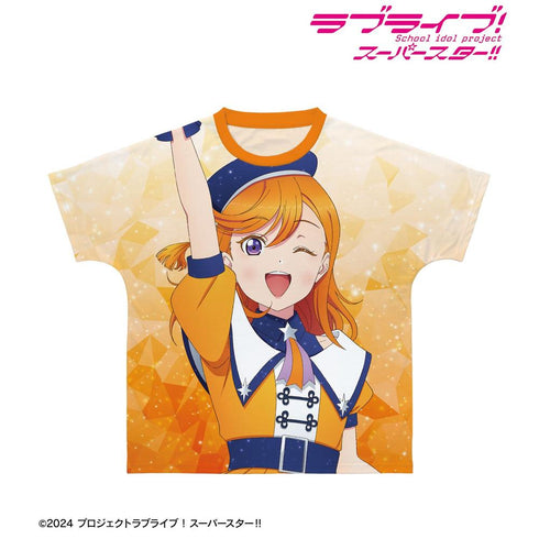 『ラブライブ!スーパースター!!』描き下ろし 澁谷かのん スーパースター!!ver. フルグラフィックTシャツユニセックス