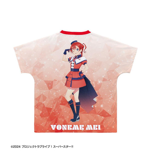 Love Live!超级明星!"新绘制的米城美巨星!中性全图案 T 恤