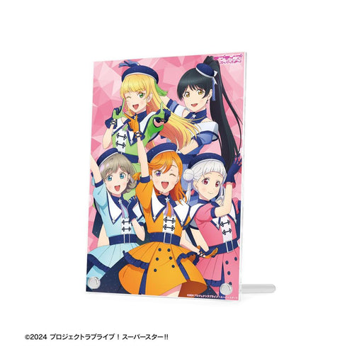 Love Live!超级明星!"新绘制的第 1 期学生超级明星!A5亚克力板