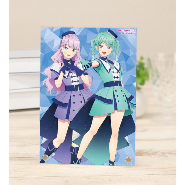 Love Live!超級巨星新繪製的第 3 期學生 Superstar!ver.A5壓克力面板