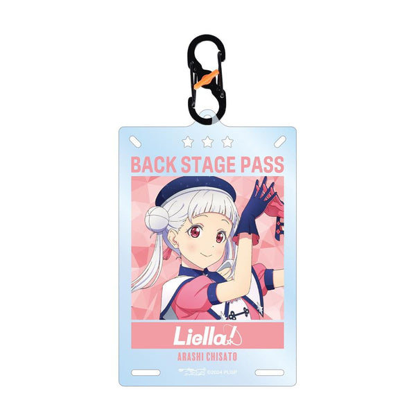 Love Live!超级明星!"最新绘制的岚千里超级巨星!卡形亚克力钥匙扣(带扣环