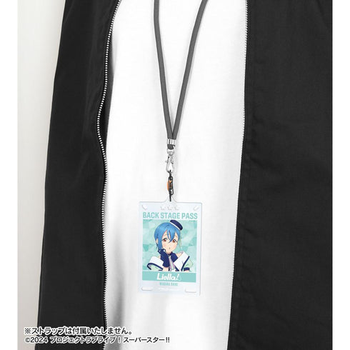 Love Live!超级明星!新绘制的若菜雫超级明星!卡形亚克力钥匙扣(带扣环