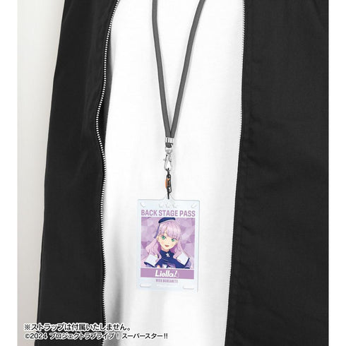 Love Live!超级明星!"新绘制的维也纳 Margarete 超级巨星!卡形亚克力钥匙扣,带扣环