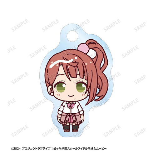 『ラブライブ!虹ヶ咲学園スクールアイドル同好会』上原歩夢 ちょこんと! ギャル制服ver. 2連ワイヤーアクリルキーホルダー