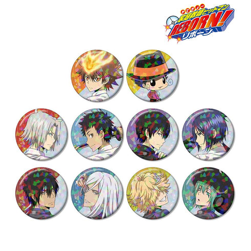 『家庭教師ヒットマンREBORN!』描き下ろし 戦う背中×雨ver. トレーディングホログラム缶バッジ(単位/BOX)