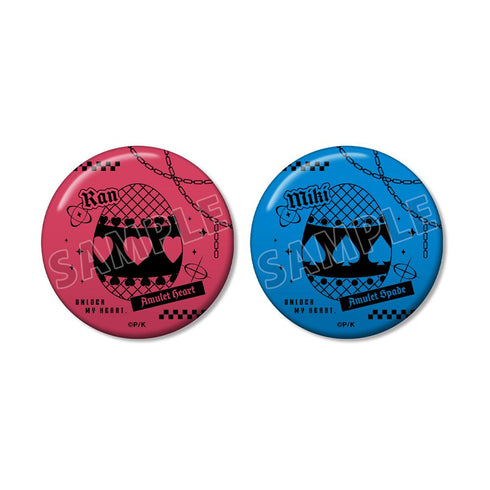 『しゅごキャラ!』ラン&ミキ ar-Unity モチーフ柄 缶バッジ2個セット