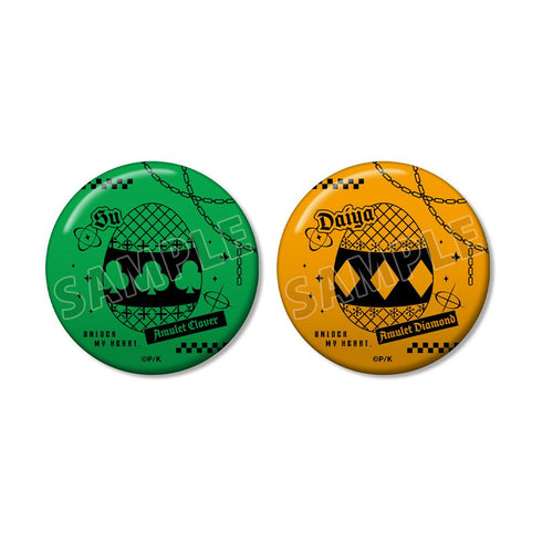 『しゅごキャラ!』スゥ&ダイヤ ar-Unity モチーフ柄 缶バッジ2個セット