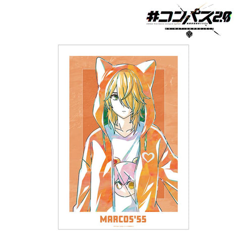 『#コンパス2.0 戦闘摂理解析システム』マルコス'55 Ani-Art A3マット加工ポスター