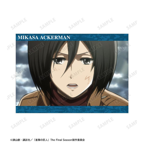 『進撃の巨人』ミカサ 場面写A5イラストカード