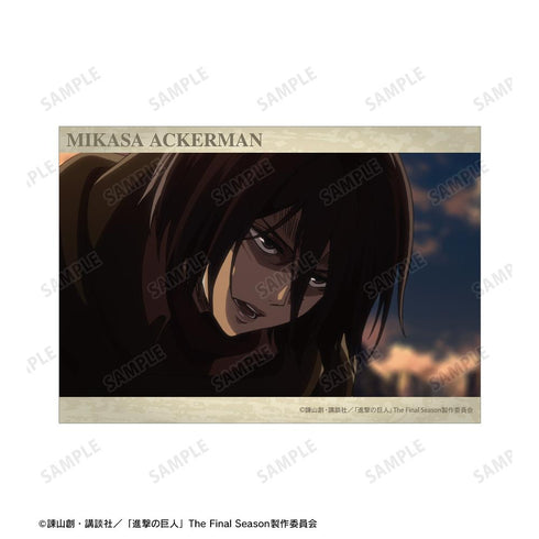 『進撃の巨人』ミカサ 場面写A5イラストカード