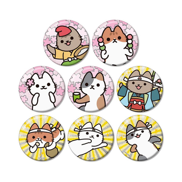 『うごく!ねこむかしばなし』トレーディンググリッター缶バッジ(単位/BOX)