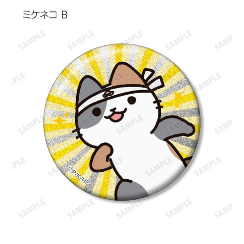 『うごく!ねこむかしばなし』トレーディンググリッター缶バッジ(単位/BOX)
