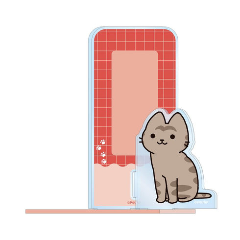 『うごく!ねこむかしばなし』キジトラ ブックエンド型 パーツ付きBIGアクリルスタンド