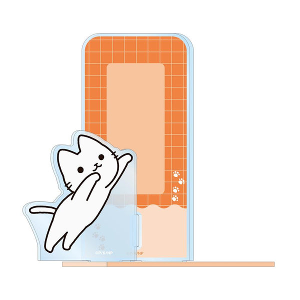 『うごく!ねこむかしばなし』シロネコ ブックエンド型 パーツ付きBIGアクリルスタンド