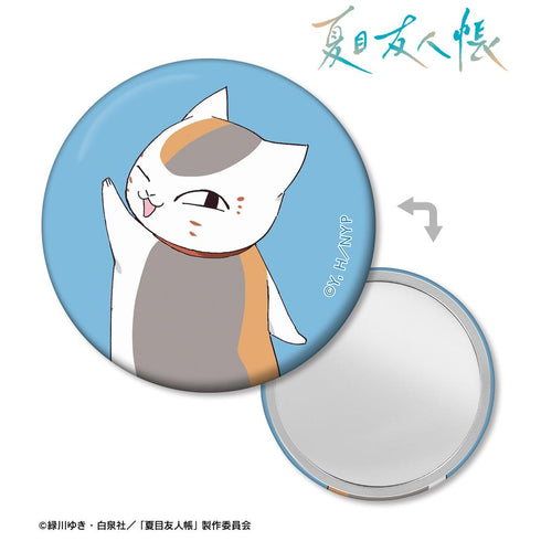 『夏目友人帳』描き下ろしイラスト ニャンコ先生 B シャボン玉ver. 缶ミラー