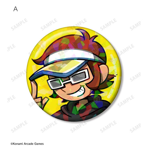 『pop'n music Jam&Fizz』描き下ろし MZD 水着ver. ホログラム缶バッジ2個セット