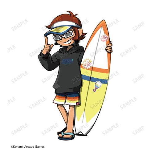 『pop'n music Jam&Fizz』描き下ろし MZD 水着ver. 着用プルオーバーフーディーユニセックス