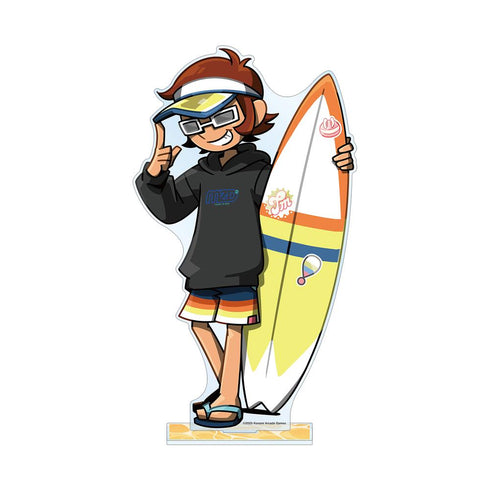 『pop'n music Jam&Fizz』描き下ろし MZD 水着ver. 特大アクリルスタンド