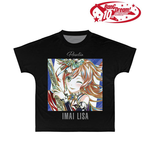 『BanG Dream!』今井 リサ Ani-Art 第6弾 フルグラフィックTシャツユニセックス