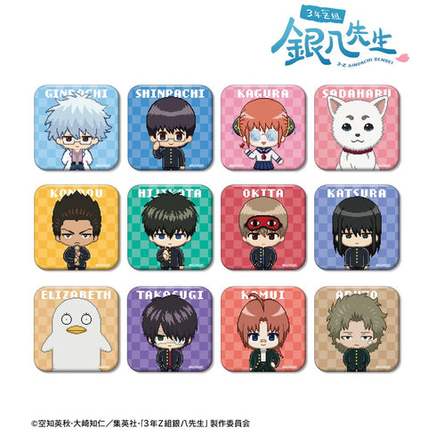 『3年Z組銀八先生』トレーディング DOT DOT スクエア缶バッジ(単位/BOX)