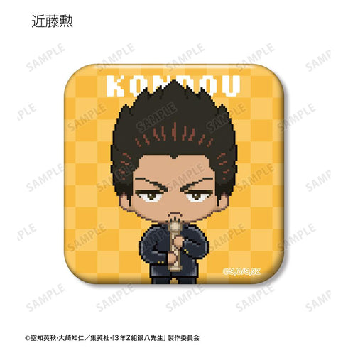 『3年Z組銀八先生』トレーディング DOT DOT スクエア缶バッジ(単位/BOX)