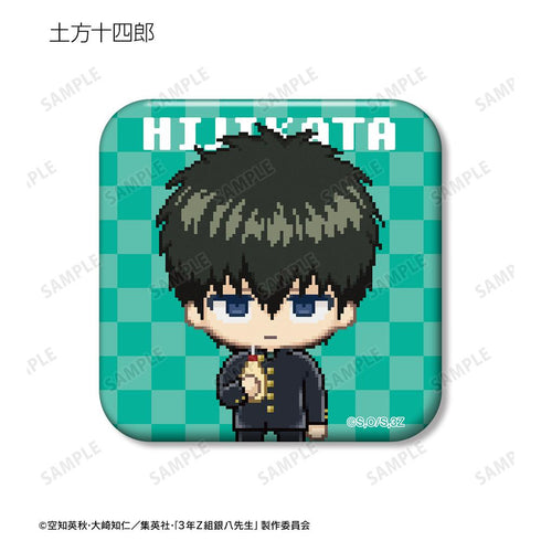 『3年Z組銀八先生』トレーディング DOT DOT スクエア缶バッジ(単位/BOX)