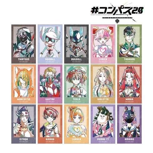 『#コンパス2.0 戦闘摂理解析システム』トレーディング Ani-Art インスタントカメラ風イラストカード ver.A(単位/BOX)