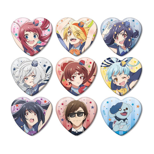 『ゾンビランドサガ ゆめぎんがパラダイス』トレーディングハート型缶バッジ(単位/BOX)