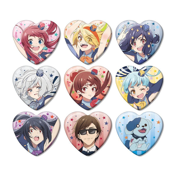 『ゾンビランドサガ ゆめぎんがパラダイス』トレーディングハート型缶バッジ(単位/BOX)