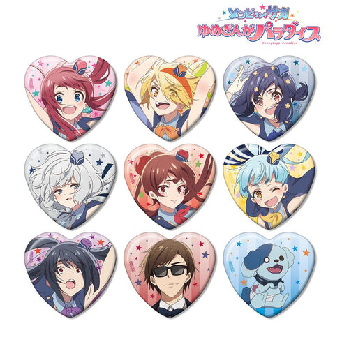 『ゾンビランドサガ ゆめぎんがパラダイス』トレーディングハート型缶バッジ(単位/BOX)
