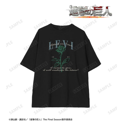 『進撃の巨人』リヴァイ ar-Unity BIGシルエットTシャツユニセックス【202605再販】