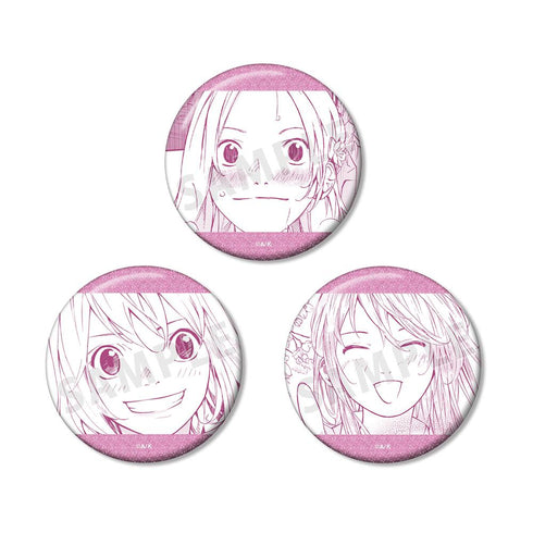 『四月は君の嘘』宮園かをり 漫画コマグリッター缶バッジ3個セット