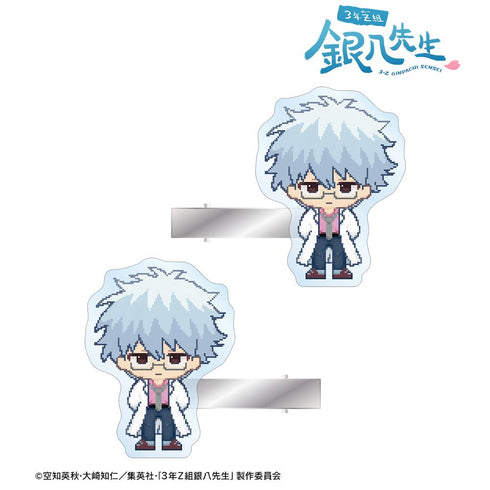 『3年Z組銀八先生』坂田銀八 DOT DOT アクリルヘアクリップ2個セット