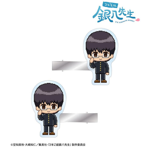 『3年Z組銀八先生』志村新八 DOT DOT アクリルヘアクリップ2個セット