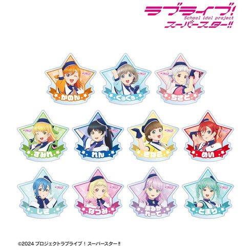 Love Live!超级明星新绘制的超级明星!丙烯酸磁铁(单位/盒)
