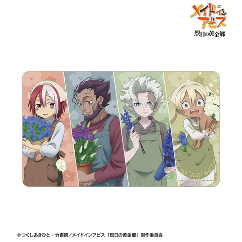 『メイドインアビス 烈日の黄金郷』描き下ろし ガンジャ隊 花屋ver. マルチデスクマット